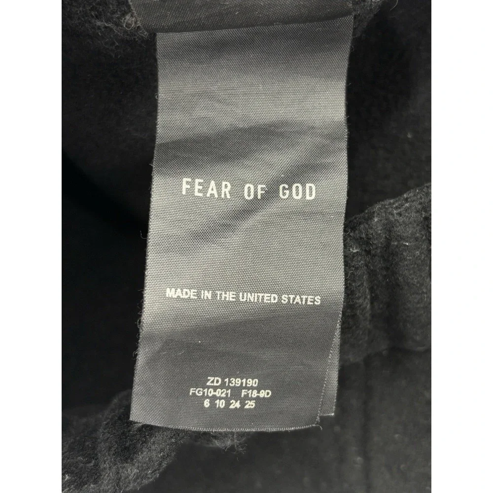 Fear of God Core Sweatpants XL Black Made in USA Heavyweight Fleece